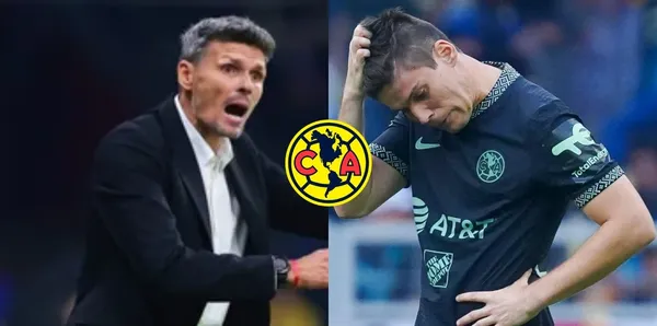 Fernando Ortiz exhibe a uno de sus jugadores extranjeros, Jorge Meré, en pleno América vs Pumas.