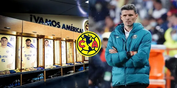 Fernando Ortiz ha recibido visitas en el vestidor del América durante los partidos.