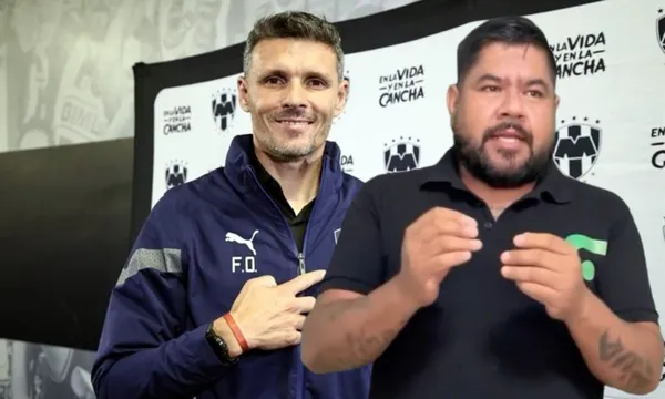 Fernando Ortiz presentado en el conjunto de Rayados de Monterrey (Fuente: Rayados)