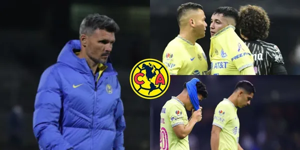 Fernando Ortiz se tambalea en el banquillo del América, pierde el respeto del vestidor.
