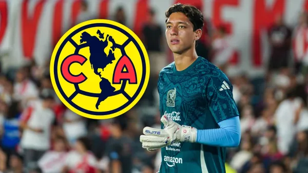 Fernando Tapia en la Selección Mexicana ante River Plate