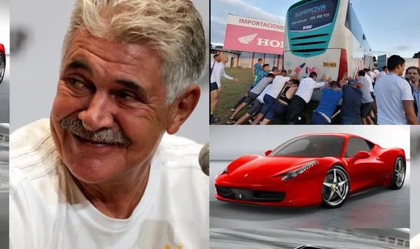 Ferretti llegaba en un coche Ferrari, en las prácticas todos quedaban admirados con respecto al tema, pero un chavo sin tanta prensa, llegaba en camión, ahora la rompe en la U.