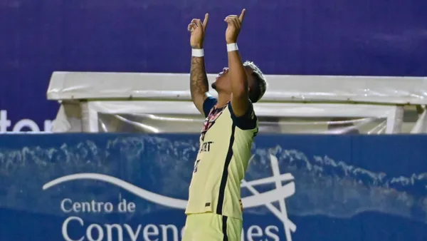 Festejo del América | Foto: @LigaBBVA