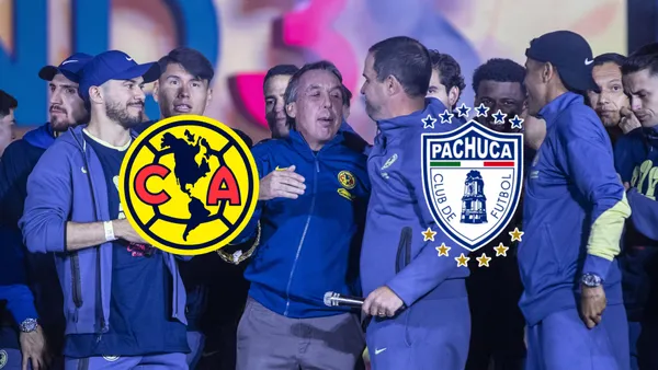 Festejo del Club América por el tricampeonato (Foto: MEXSPORT)