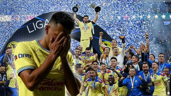 Festejo del Club América por su campeonato (Foto: MEXSPORT)