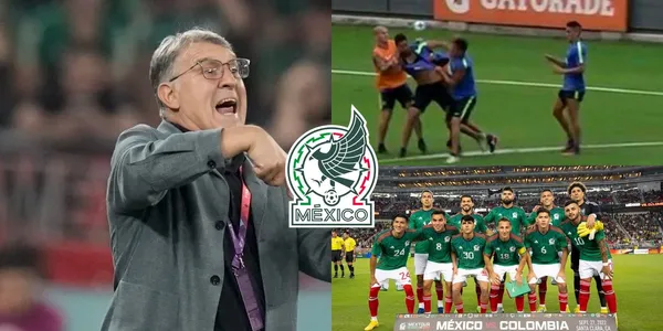 Filtran imágenes de la pelea de un jugador del Tri y Gerardo Martino en pleno entrenamiento