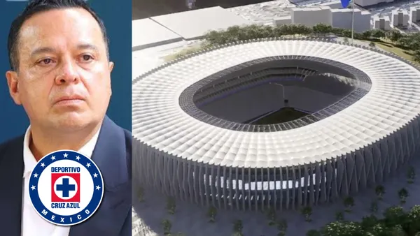 Foto: Récord y captura de pantalla / Victor Velázquez y nuevo estadio de Cruz Azul.