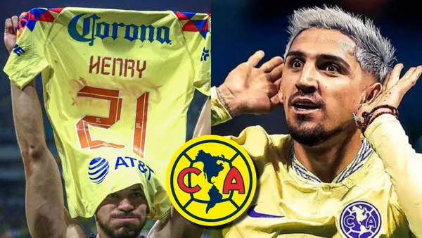 Foto: X del Club América y Medio Tiempo / Henry Martín y Diego Valdés.