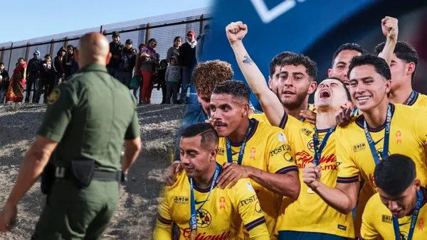 Frontera y jugadores del Club América (Foto: MEXSPORT)