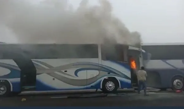 Fuerte accidente en la carretera a Querétaro
