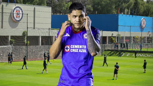 Gabriel Fernández con Cruz Azul / Foto:Imago7