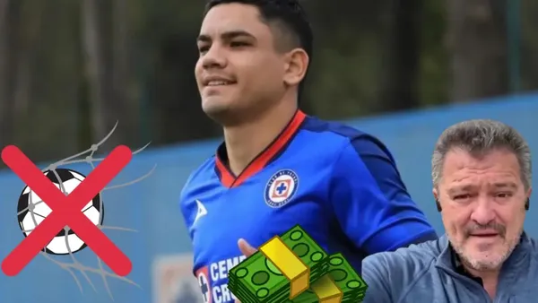Gabriel Fernández le costó 8MDD a Cruz Azul en este mercado invernal de transferencias.