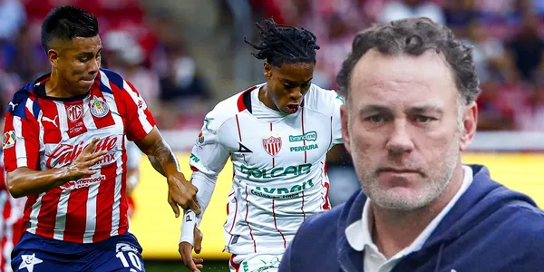 Gabriel Milito en el Chivas vs Necaxa / FOTO FUTBOL TOTAL