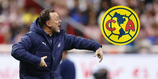 Gabriel Milito se fundió en un abrazo con un jugador del Club América