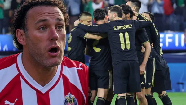 Gabriel Milito sorprendido y jugadores de la Selección Mexicana