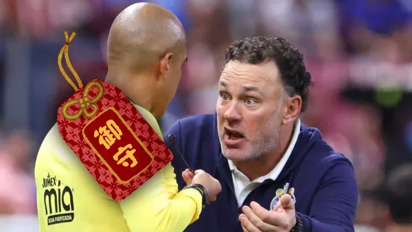 Gabriel Milito y amuleto