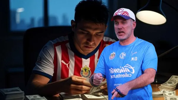 Gabriel Milito y jugadores de Chivas