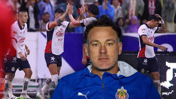 Gabriel Milito y jugadores de Chivas