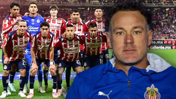 Gabriel Milito y jugadores de Chivas