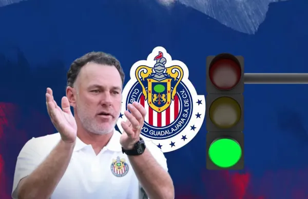 Gabriel Milito y semáforo en verde/Foto Chivas.