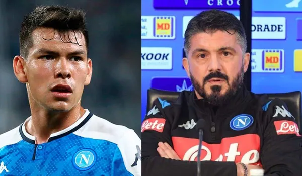 Gennaro Gattuso demuestra que no le tendría confianza a Hirving Lozano y ya pediría un refuerzo por el costado izquierdo para el Nápoli.