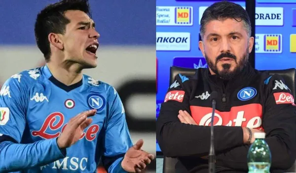 Gennaro Gattuso volvió a hacer de menos a Hirving Lozano y aseguró que su ausencia puede ser suplida, pero así le fue al Nápoli la última vez que no estuvo el mexicano.