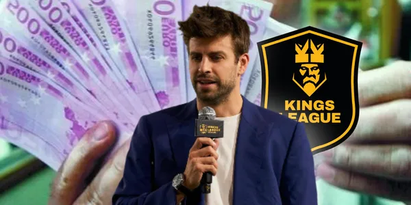 Gerard Piqué durante la presentación de la Kings League / Foto: Kings League