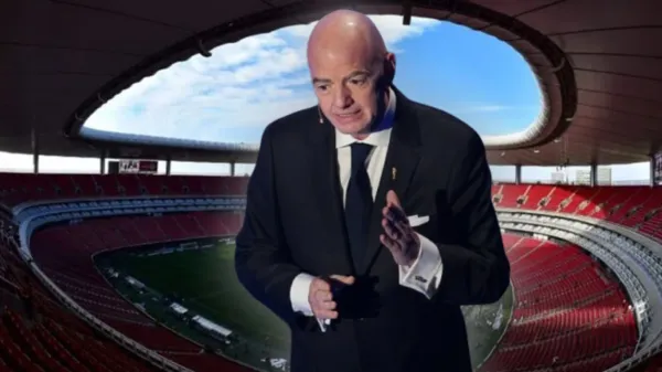 Gianni Infantino durante el sorteo del Mundial 2026