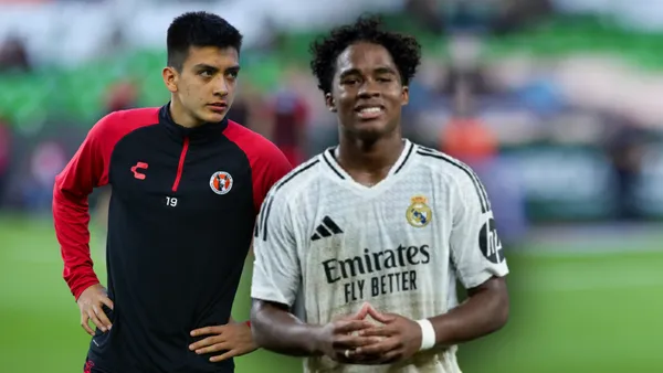 Gilberto Mora en Xolos y Endrick en el Real Madrid (Foto: MEXSPORT y BBC)