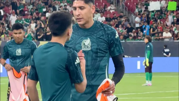 Gilberto Mora y Edson Álvarez