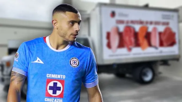 Giorgos Giakoumakis en Cruz Azul (Foto: MEXPORT)