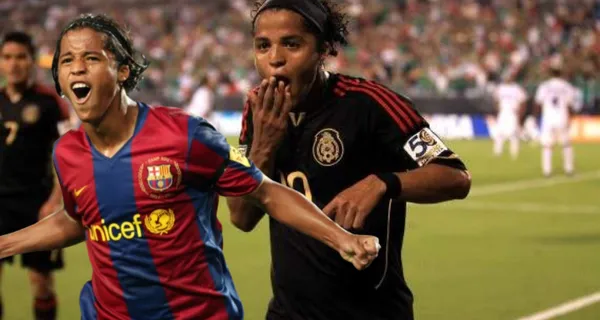 Giovani dos Santos festeja gol con la selección mexicana / Imago 7