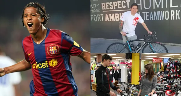Giovani dos Santos quizá hubiera tenido un mejor destino, pero le truncaron la carrera al no darle tanto chance, ahora vende bicicletas.