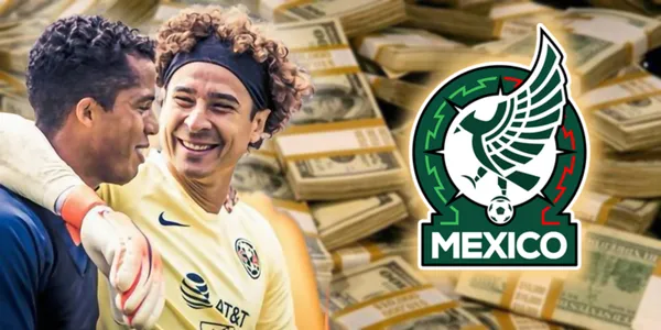 Giovani dos Santos y Guillermo Ochoa cuando jugaban en el América / Foto: ESPN