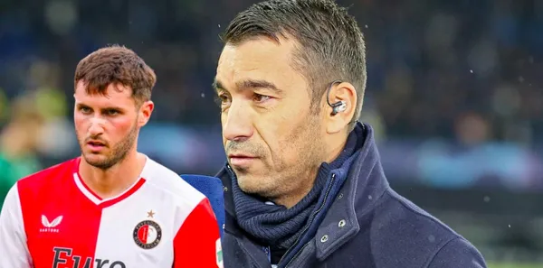 Giovanni Van Bronckhorst arremetió contra el error de Santi Giménez en el Feyenoord vs Atlético de Madrid