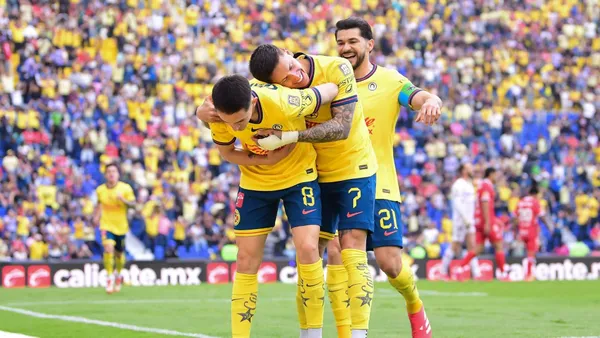 Gol de Fidalgo contra Toluca (Foto: Mexsport)