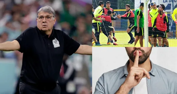 Golpes, manotazos, de todo hubo, Martino nunca pudo controlar, le quedó grande el puesto del Tri.