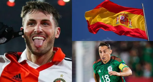 Guardado dijo que es español, Santiago Giménez y la lección que dio, mientras repartía autógrafos.