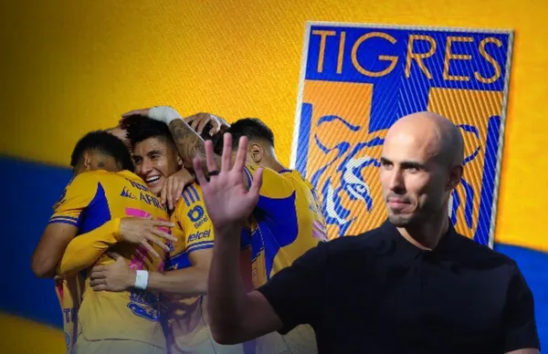 Guido Pizarro y jugadores de Tigres/ Foto Pinterest.