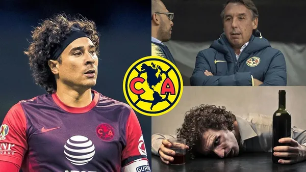 Guillermo Ochoa aparecen redes sociales con botella en mano y América toma una decisión sobre renovarlo