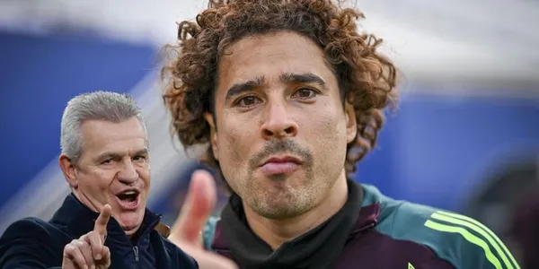 Guillermo Ochoa en una práctica de la selección mexicana (Foto: Imago)