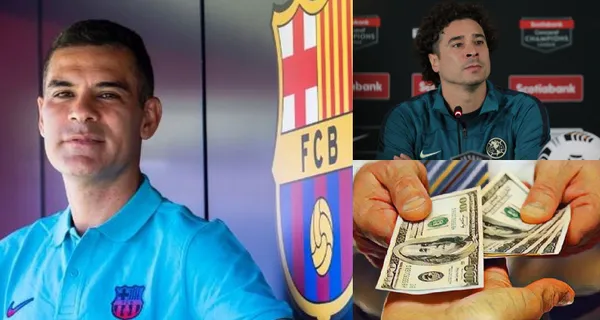 Guillermo Ochoa gasta en coches, pero Rafa Márquez quien llega en taxi invierte su primer salario en Barcelona en algo que sirve.