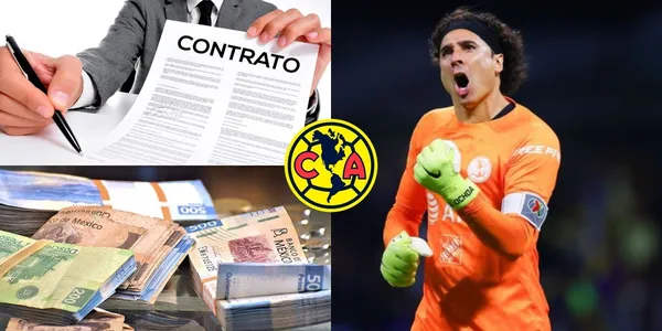 Guillermo Ochoa sigue aferrado a la renovación de su contrato con América.