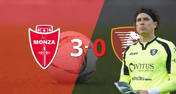 Guillermo Ochoa y el sacudón que recibiría tras que le dieron de a tres el portero mexicano que jugó con Salernitana.