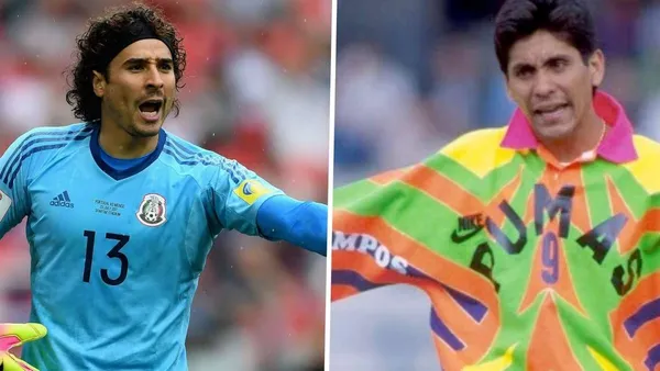 Guillermo Ochoa y sus nuevo guantes que no los tuvo ni el mismo Jorge Campos.