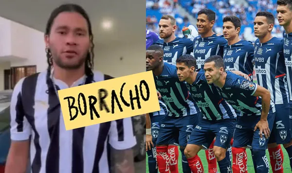 Gullit Peña es tendencia por su manera de beber, pero en Rayados había uno peor
