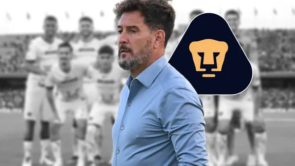 Gustavo Lema dirigiendo a Pumas / Imagen:Mediotiempo