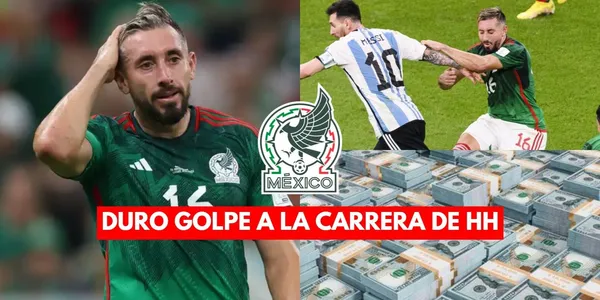 Héctor Herrera cobró 5 millones antes del mundial, ahora le llega el karma por el fracaso del Tri.