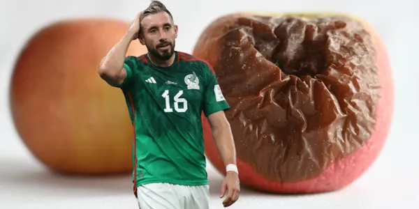 Héctor Herrera fue uno menos en la cancha y lo tildan como la manzana podrida del Tri