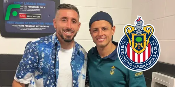 Héctor Herrera y Chicharito (Fuente: TUDN)